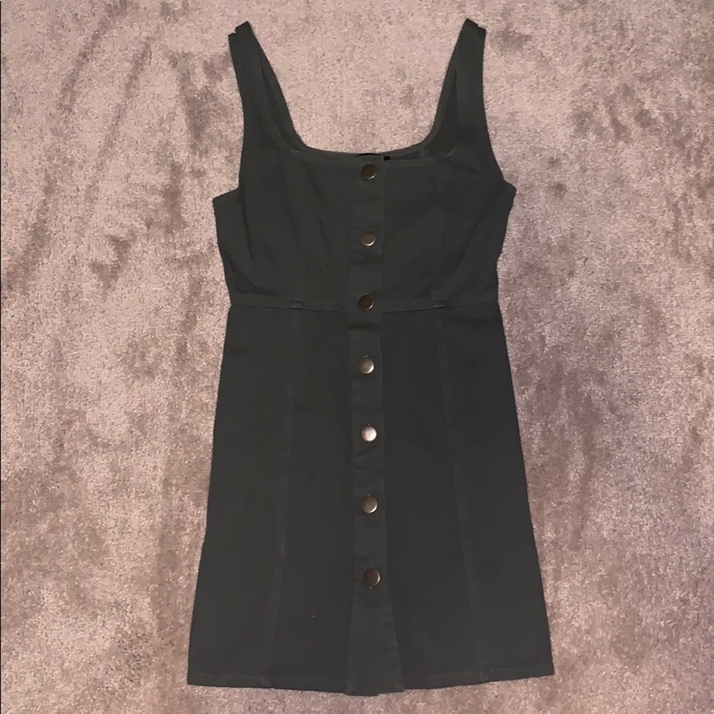 Forever21 Button Up Overall Dress